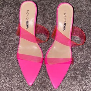 Neon Pink Heels
